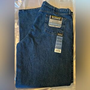 Rustler Relaxed Fit Blue Denim Jeans Mens Size 42x34. Medium‎ Wash NWT